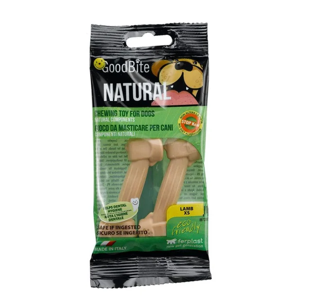 Жувальна іграшка Ferplast GoodBite Natural BAG Lamb XS для собак, 15 г