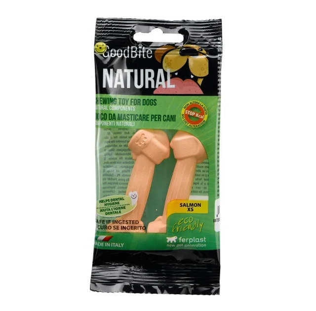Жувальна іграшка Ferplast GoodBite Natural BAG Salmon XS для собак, 15 г