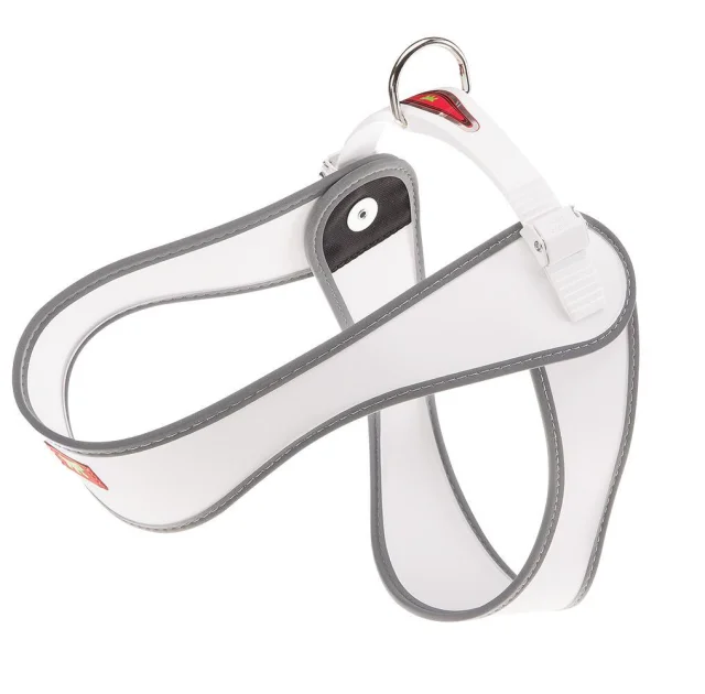 Ferplast Agila 9 Harness White эргономичная шлейка для собак с системой микрорегулировки, 77x85 см
