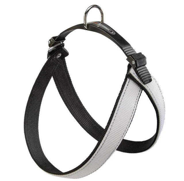 Ferplast Agila Colors 6 White-Black шлейка для собак из нейлона, 57x65 см