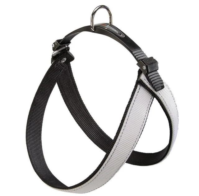 Ferplast Agila Colors 7 White-Black шлейка для собак из нейлона, 63x71 см