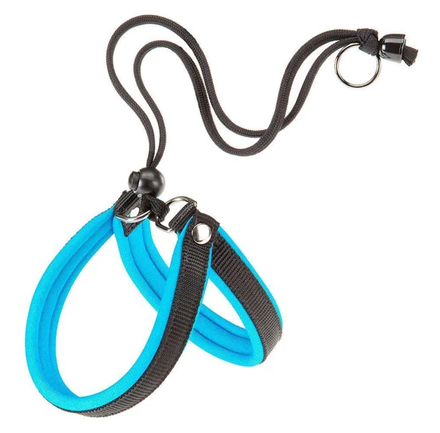 Ferplast Agila Fluo 1 Harness Blue эргономичная шлейка для собак, синяя, 26x38 см