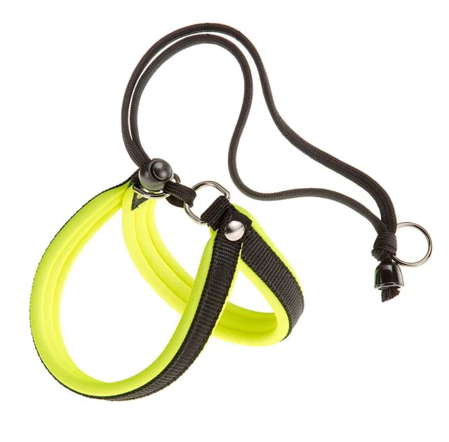 Ferplast Agila Fluo 4 Yellow эргономичная шлейка для собак, желтая, 44x52 см