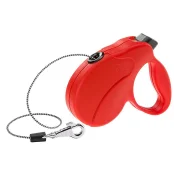 Поводок-рулетка для собак до 12 кг Ferplast Amigo Easy Mini Cord Rosso cо шнуром, червоний, 3 м