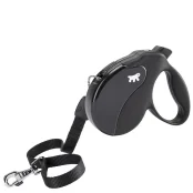 Поводок-рулетка Ferplast Amigo Long Cord Black для собак cо шнуром, 15x3,6x14 см