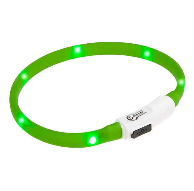 Светящийся ошейник Ferplast Cat Night Collar для кошек со светодиодной подсветкой