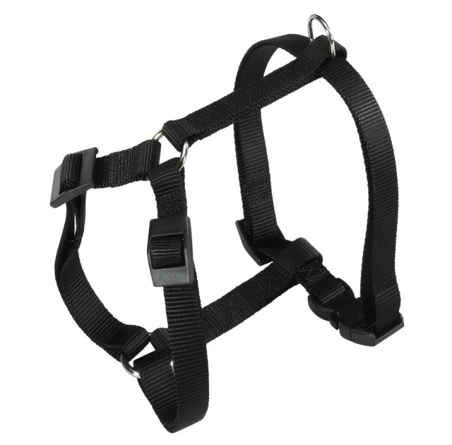 Нейлоновая шлейка Ferplast Champion P XL Black для собак, черная, А: 53x84, B: 60x98 см