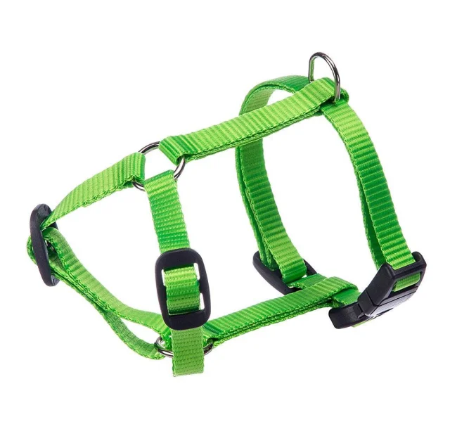 Нейлоновая шлейка Ferplast Champion P XS Green для собак, зеленая, А: 22x38, B: 25x38 см