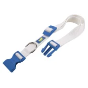 Нейлоновий нашийник Ferplast Club C20 / 56 Colours White для собак, білий, 36x56 см