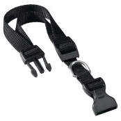 Нейлоновий нашийник Ferplast Club C20 / 56 Colours Black для собак, чорний, 36x56 см