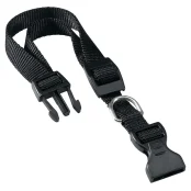 Нейлоновий нашийник Ferplast Club C40 / 70 Colours Black для собак, чорний, 45x70 см