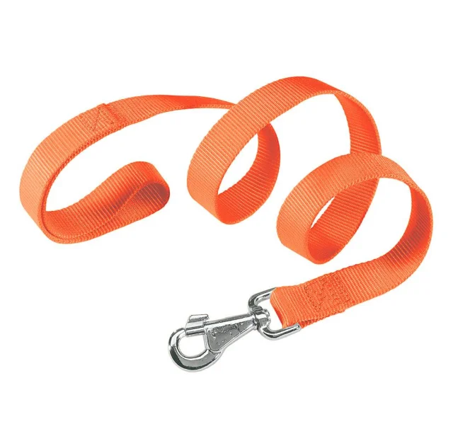 Нейлоновый поводок Ferplast Club G20/110 Orange для собак, оранжевый, 20 мм, 110 см