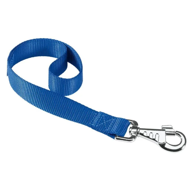 Нейлоновый поводок Ferplast Club GM25/45 Blue для собак, синий, 25 мм, 45 см