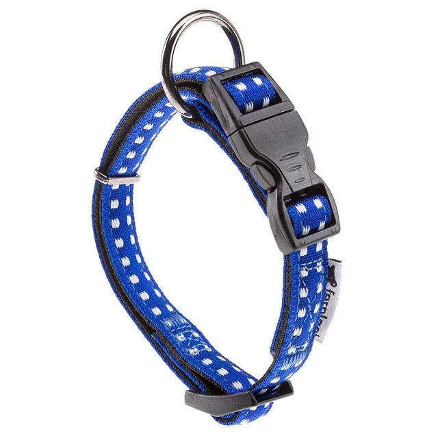 Нейлоновий нашийник Ferplast Cricket C15 / 40 Blue для собак, синій, A: 27x40 см