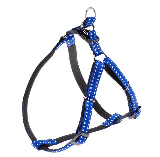 Нейлоновая шлея Ferplast Cricket P Large для собак, синяя, A=B: 54x78 см