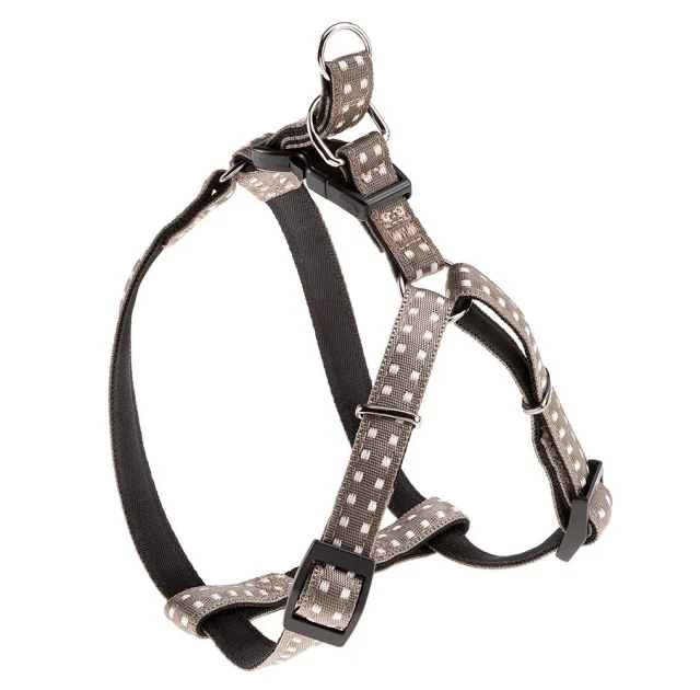 Нейлоновая шлея Ferplast Cricket P Small для собак, бежевая, A=B: 39x52 см