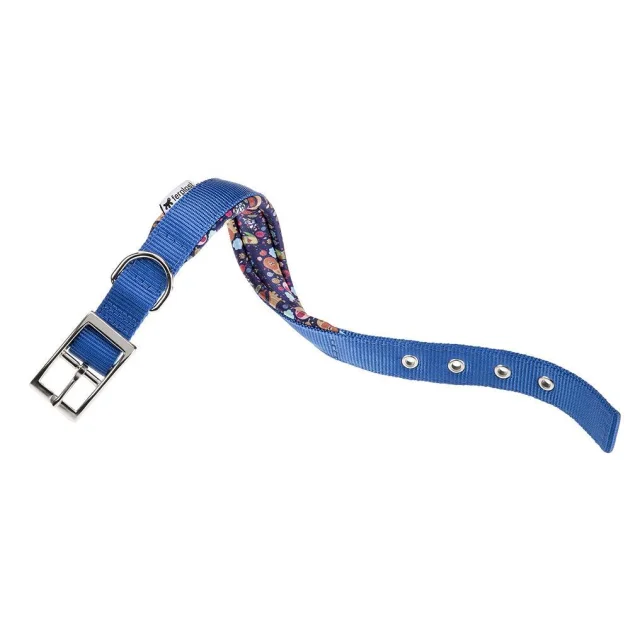 Нейлоновий нашийник Ferplast Daytona Fanasy C25 / 53 Blue для собак, синій, A: 45x53 см, B: 25 мм