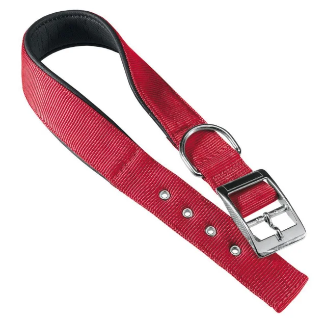 Нейлоновий нашийник Ferplast Daytona C30 / 55 Red для собак, червоний, A: 47x55 см, B: 30 мм