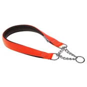 Нейлоновий нашийник з металевим ланцюжком Ferplast Daytona CSS15 / 40 Orange для собак, A: 40 см, B: 15 см