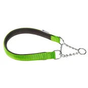 Нейлоновий нашийник з металевим ланцюжком Ferplast Daytona CSS25 / 60 Green для собак, A: 60 см, B: 25 см
