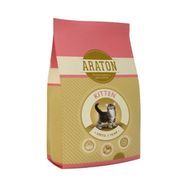 Сухой корм Araton Adult Kitten для кошек весом от 0.5 до 5 кг, 15 кг