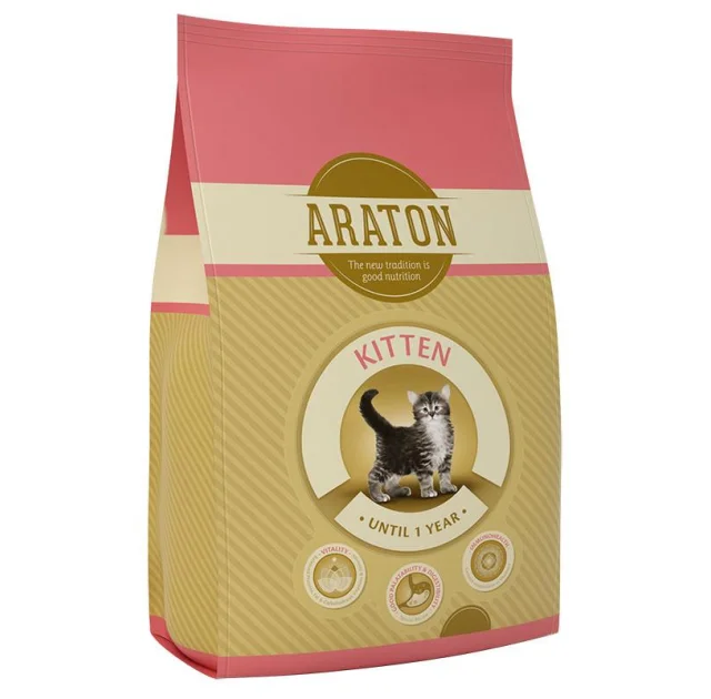 Сухой корм Araton Adult Kitten для кошек весом от 0.5 до 5 кг, 400 г