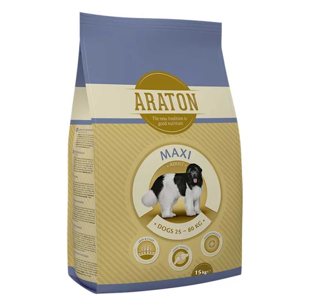 Сухой корм Araton Adult Maxi для собак весом от 25 до 80 кг, 15 кг