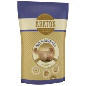 Сухий корм Araton Adult No Hairball для котів для усунення болю в кишечнику вагою від 1 до 8 кг, 1.5 кг