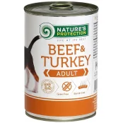 Консерва Natures Protection Adult Beef&Turkey для взрослых собак, 400 г