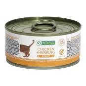 Консерва Natures Protection Adult Chicken & Herring для дорослих котів, 100 г