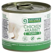 Консерва Natures Protection Puppy chicken & rabbit для щенков, 200 г