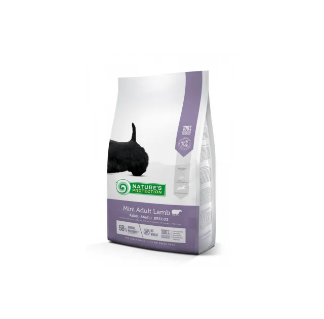 Сухий корм Natures Protection Mini Adult Lamb для собак малих порід, 7.5 кг
