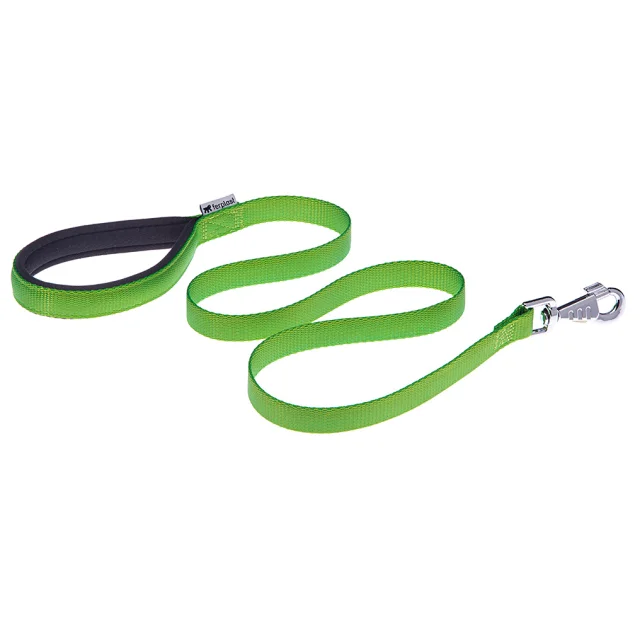 Нейлоновый поводок Ferplast Daytona G20/120 Green для собак, 20 мм 120 см