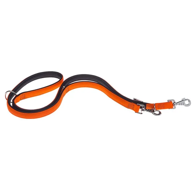 Регулируемый нейлоновый поводок Ferplast Daytona GA15/200 Orange для дрессировки собак, 15 мм, 200 см