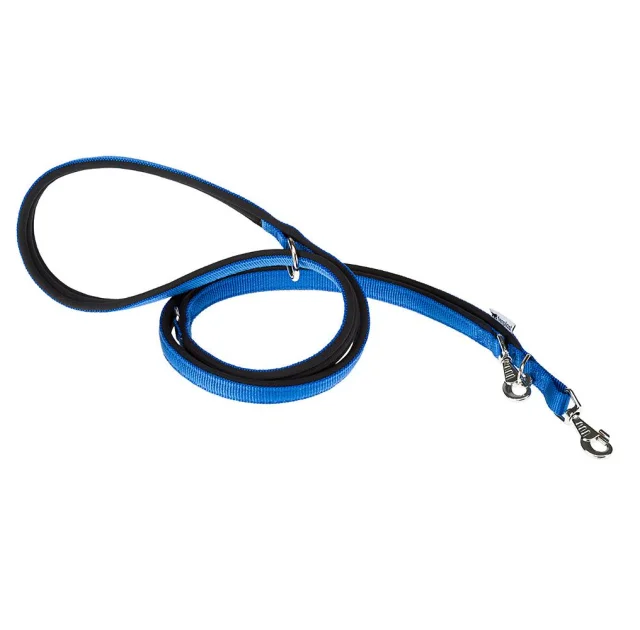 Регулируемый нейлоновый поводок Ferplast Daytona GA15/200 Blue для дрессировки собак, 15 мм, 200 см