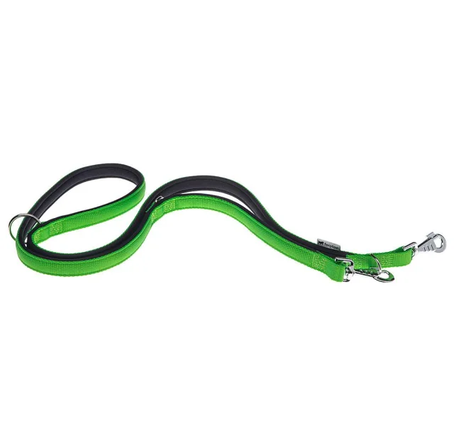 Регулируемый нейлоновый поводок Ferplast Daytona GA15/200 Green для дрессировки собак, 15 мм, 200 см