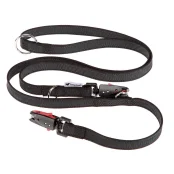 Поводок из прорезиненного нейлона Ferplast Daytona Gummy Matic GA20/200 Black для дрессировки собак