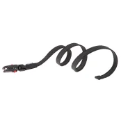 Поводок без ручки Ferplast Daytona Gummy Matic G20/100 S/M Black из прорезиненного нейлона, 20 мм, 100 см