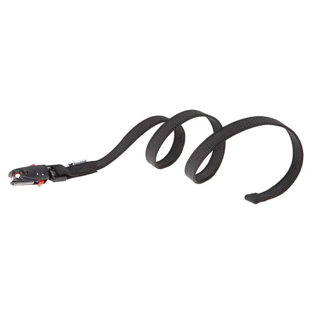 Поводок без ручки Ferplast Daytona Gummy Matic G20/100 S/M Black из прорезиненного нейлона, 20 мм, 100 см