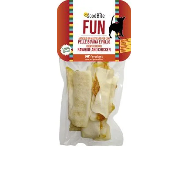 Жувальні кісточки Ferplast GoodBite Fun 4911 Chips 60g для собак з сириці