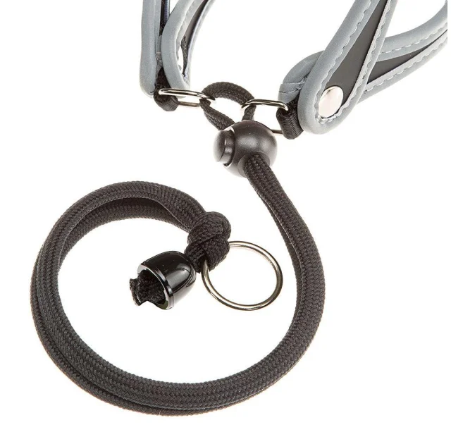 Ferplast Agila 1 Harness Black эргономичная шлейка для собак с эластичным шнуром, 26x38 см