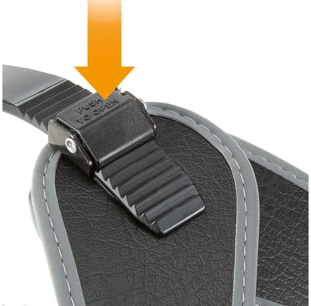 Ferplast Agila 3 Harness Black эргономичная шлейка для собак с эластичным шнуром, 42x50 см