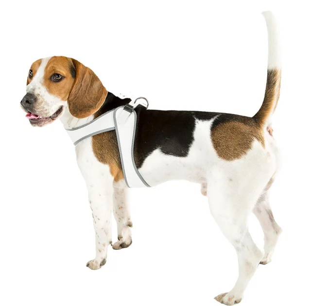 Ferplast Agila 9 Harness White эргономичная шлейка для собак с системой микрорегулировки, 77x85 см