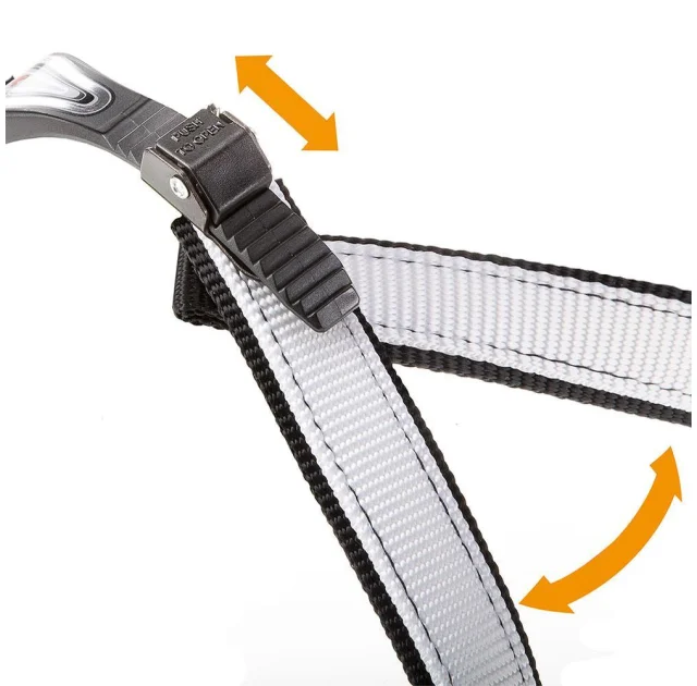 Ferplast Agila Colors 5 White-Black шлейка для собак из нейлона, 50x58 см