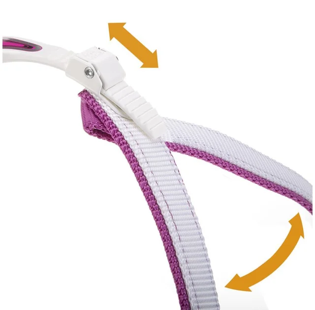 Ferplast Agila Colors 5 White-Purple шлейка из нейлона, для собак, 50x58 см