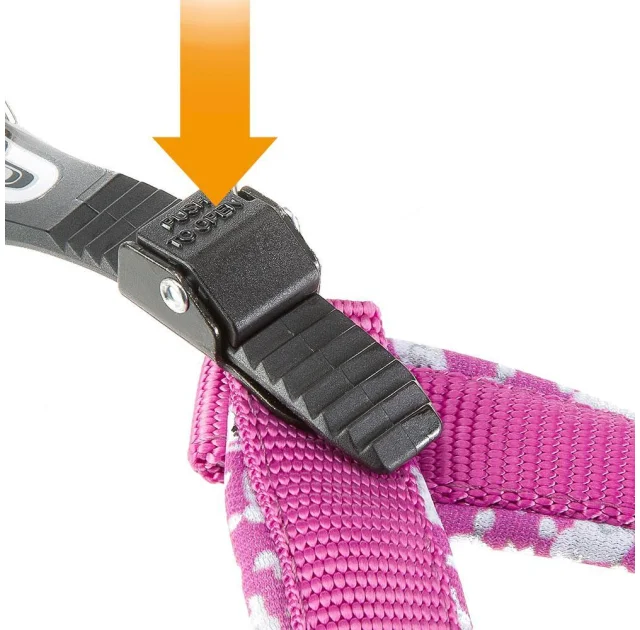 Ferplast Agila Fantasy 5 Cyclamen эргономичная шлейка для собак, 50x58 см