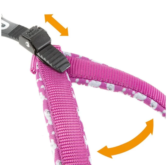 Ferplast Agila Fantasy 6 Cyclamen эргономичная шлейка для собак, 57x65 см