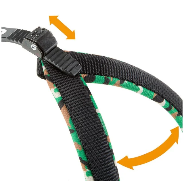 Ferplast Agila Fantasy 6 Black эргономичная шлейка для собак с мягкой подкладкой и эластичным шнуром, 57x65 см