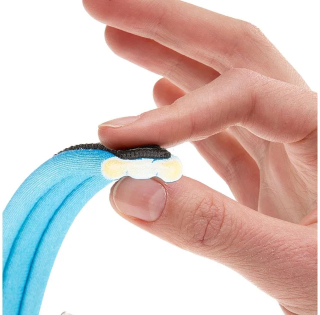 Ferplast Agila Fluo 4 Blue эргономичная шлейка для собак, синяя, 44x52 см