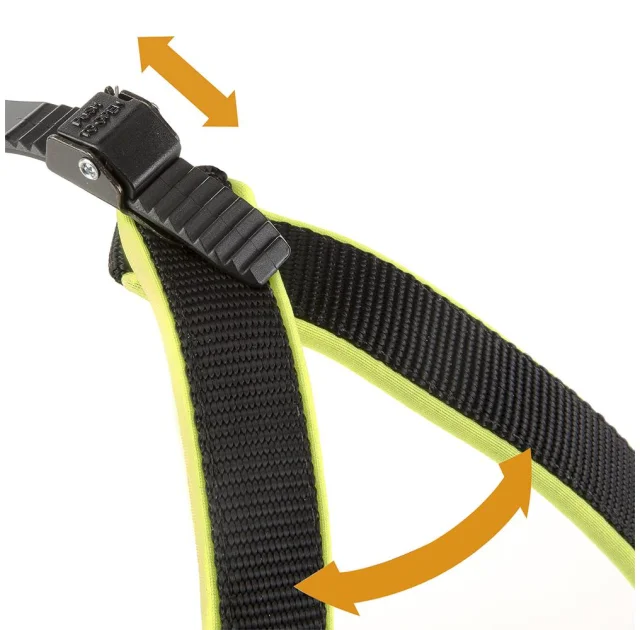 Эргономичная шлейка Ferplast Agila Fluo 5 Yellow для собак, 50x58 см